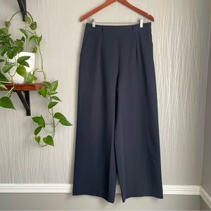 ASOS Wide Leg Trouser Pants Navy Blue Women’s US Size 8